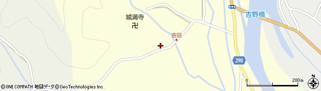 徳島県海部郡海陽町吉田長田周辺の地図