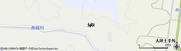徳島県海陽町（海部郡）多良（土取）周辺の地図