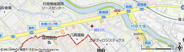 業務スーパー　粕屋仲原店青果部周辺の地図