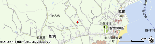 福岡県福岡市西区能古934周辺の地図
