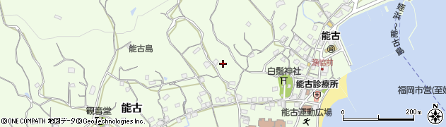 福岡県福岡市西区能古941周辺の地図