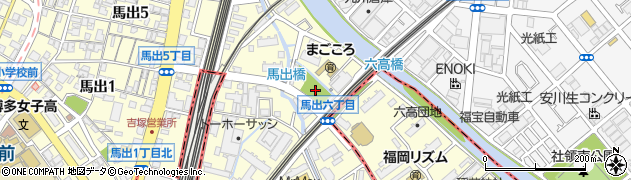 米田公園周辺の地図