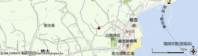 福岡県福岡市西区能古701周辺の地図
