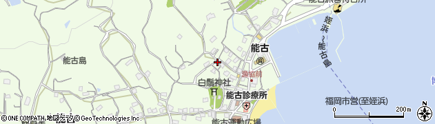 福岡県福岡市西区能古686周辺の地図