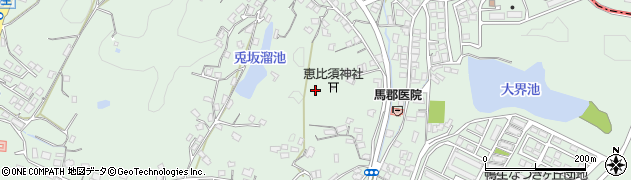 鴨生恵比寿神社周辺の地図
