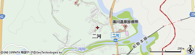 和歌山県東牟婁郡那智勝浦町二河36周辺の地図