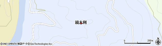 高知県高知市鏡大利周辺の地図