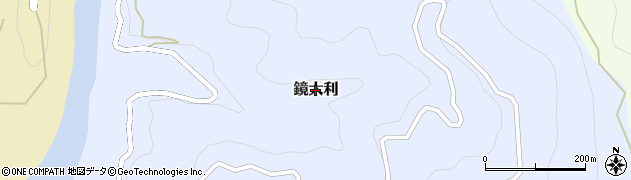 高知県高知市鏡大利周辺の地図