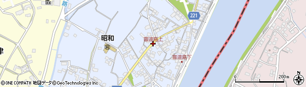 喜連島上周辺の地図