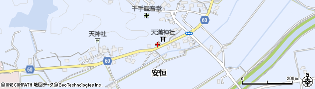 安恒公民館周辺の地図