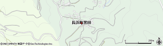 愛媛県大洲市長浜町黒田周辺の地図