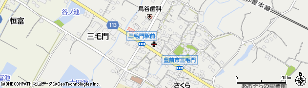 豊前三毛門郵便局 ＡＴＭ周辺の地図