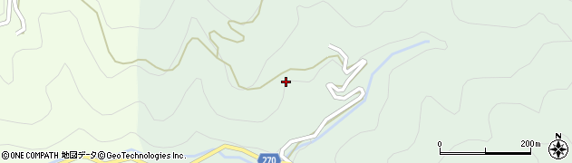 高知県高知市土佐山都網126周辺の地図