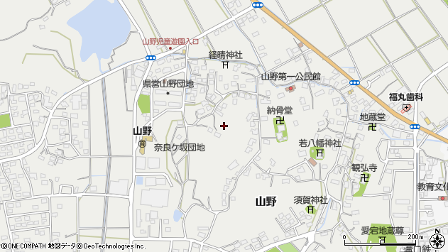 〒820-0202 福岡県嘉麻市山野の地図