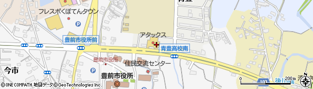 福岡県豊前市青豊2周辺の地図