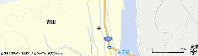 徳島県海陽町（海部郡）吉田（上川原）周辺の地図