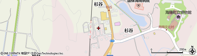 徳島県海陽町（海部郡）四方原（橋ケ谷）周辺の地図