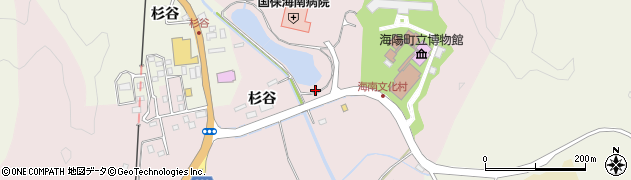 徳島県海陽町（海部郡）四方原（広谷）周辺の地図