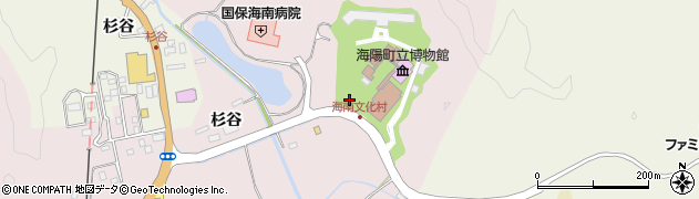 徳島県海部郡海陽町周辺の地図