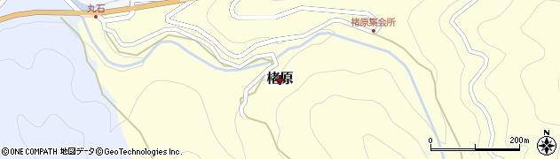 高知県仁淀川町（吾川郡）楮原周辺の地図