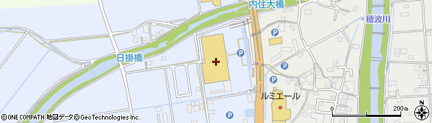 コメリパワー飯塚店周辺の地図