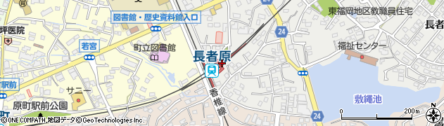 長者原駅周辺の地図