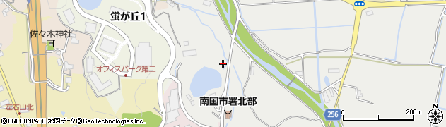 高知県南国市久礼田372周辺の地図