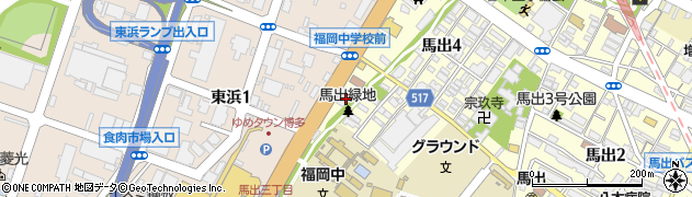 レッドバロン福岡箱崎店周辺の地図