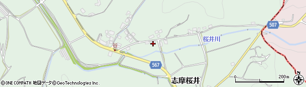 福岡県糸島市志摩桜井2046周辺の地図