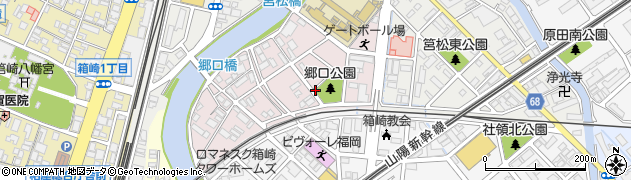 福岡県福岡市東区郷口町周辺の地図