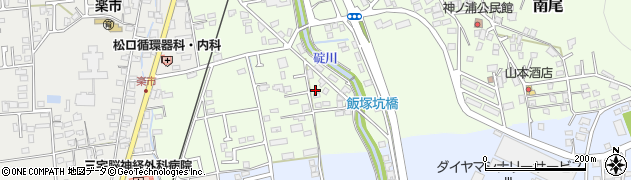 福岡県飯塚市南尾344周辺の地図