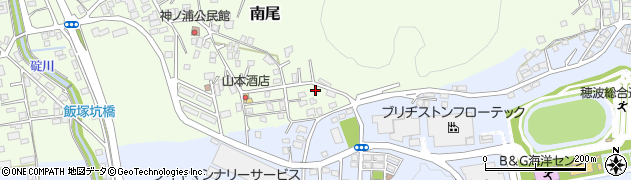 福岡県飯塚市南尾64周辺の地図