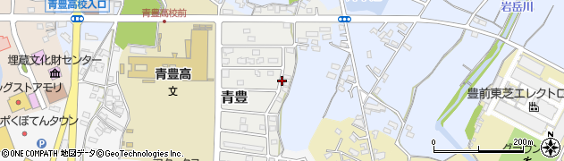 福岡県豊前市青豊21周辺の地図