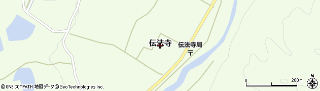 福岡県築上町（築上郡）伝法寺周辺の地図