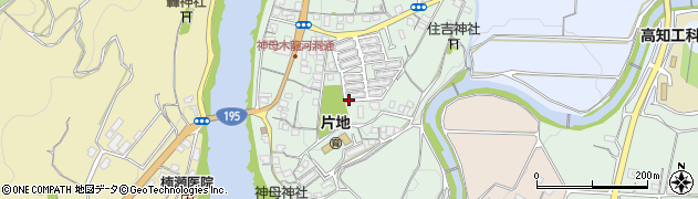 高知県香美市土佐山田町神母ノ木周辺の地図