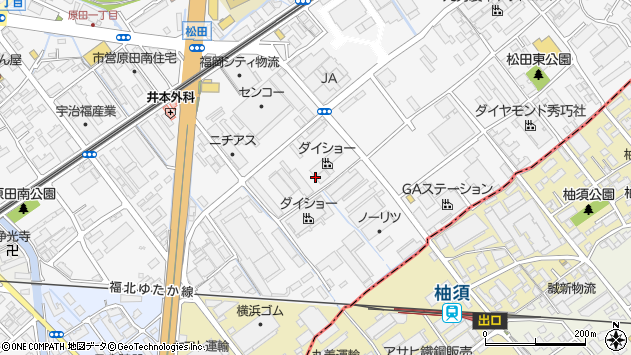 〒812-0064 福岡県福岡市東区松田の地図