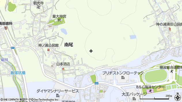 〒820-0072 福岡県飯塚市南尾の地図