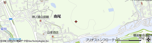 福岡県飯塚市南尾周辺の地図