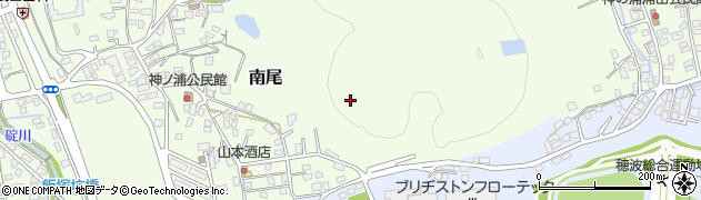 福岡県飯塚市南尾周辺の地図