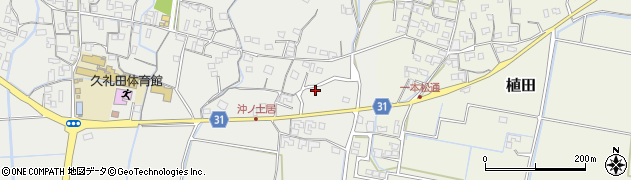 高知県南国市久礼田972周辺の地図