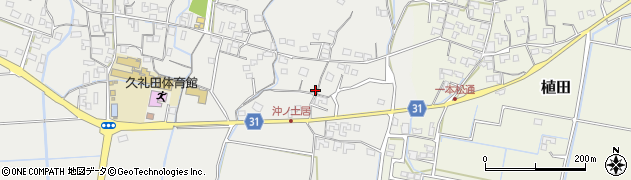 高知県南国市久礼田1017周辺の地図