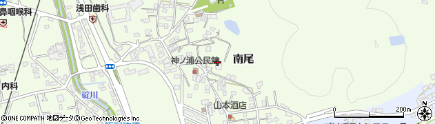 福岡県飯塚市南尾129周辺の地図