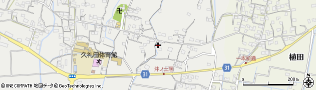 高知県南国市久礼田1033周辺の地図