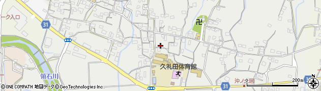 高知県南国市久礼田1137周辺の地図