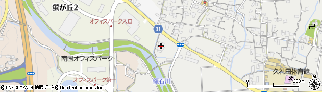 高知県南国市久礼田406周辺の地図