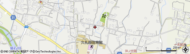 高知県南国市久礼田1106周辺の地図