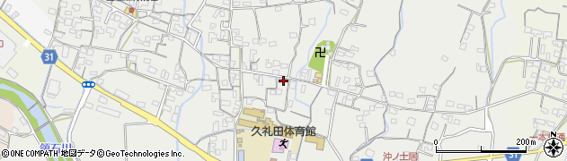 高知県南国市久礼田1114周辺の地図