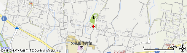 高知県南国市久礼田1100周辺の地図