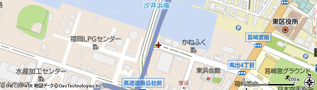 福岡都市高速１号線周辺の地図