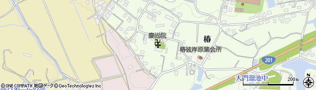 慶尚院周辺の地図